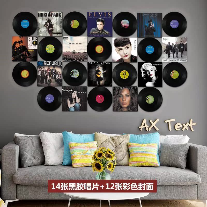 Retro Republic of China Shanghai ornament old-fashioned Antique Vinyl Record Gramophone Decoration Reminiscence Object Photography propin the Home accessories , Mural category - from Buy2taobao.com to provide professional Taobao agent buy service