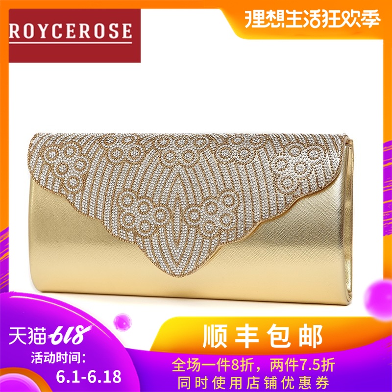 ROYCEROSE手包女士2019新款鑲鑽手拿包晚宴包小包包休閑女包YL413在類目 箱包皮具/熱銷女包/男包, 女士包袋中 - 來自Buy2taobao.com提供專業的淘寶代購服務