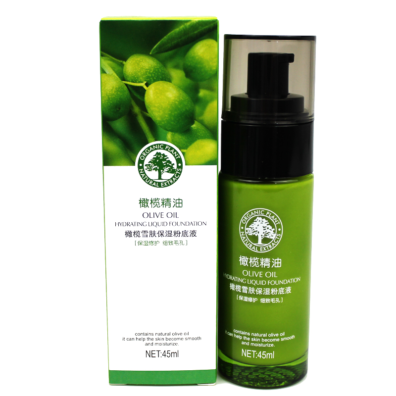 采媚橄榄精油护肤系列橄榄雪肤保湿粉底液45ml 遮瑕裸妆在类目 彩妆/香水/美妆工具, 粉底液/膏中 - 来自Buy2taobao.com提供专业的淘宝代购服务
