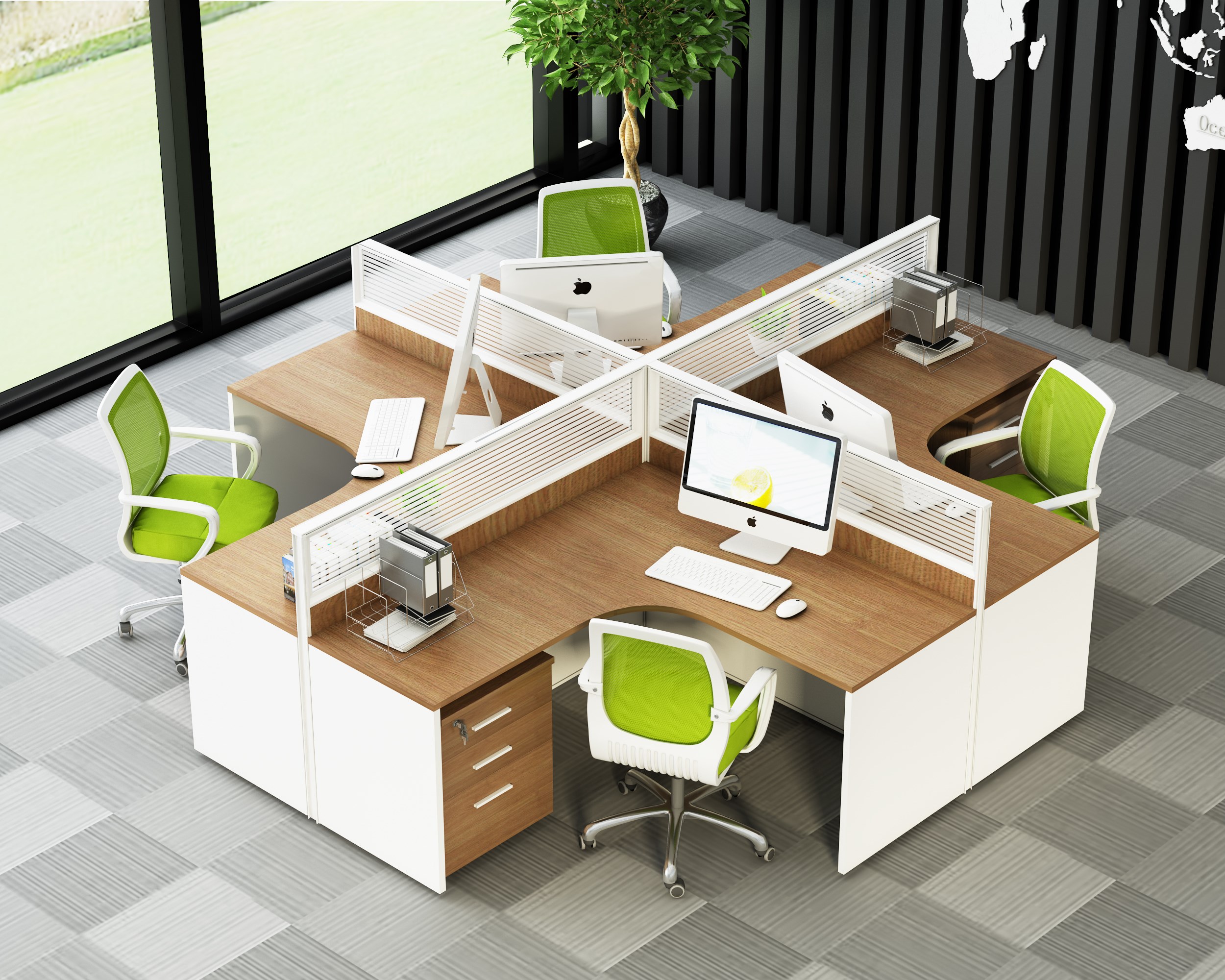 Office furniture 46 Desks and chairs combination Simplicity modern partition screen cassette Office Staff member deskin the Business/Office Furniture , Office Furniture , Desk , Office Computer Desk category - from Buy2taobao.com to provide professional Taobao agent buy service