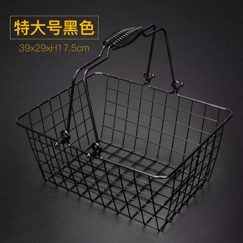 Stainless steel shopping basket shopping basket LOGO oxford portable Shopping basket supermarket monolayerin the Business/Office Furniture , Supermarket Furniture , Shopping Basket category - from Buy2taobao.com to provide professional Taobao agent buy service