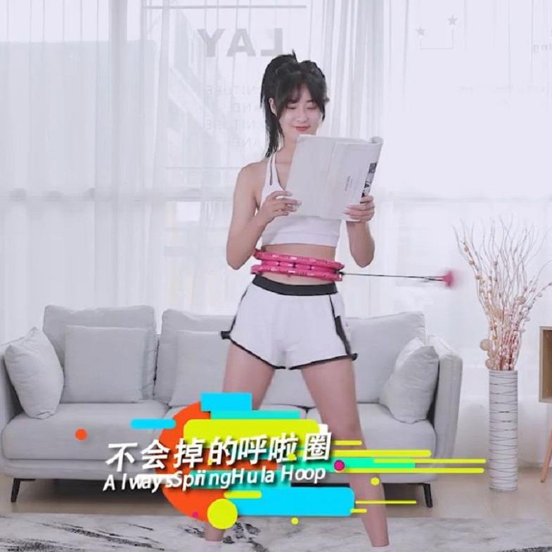 减肥圈锻炼成人便携式呼啦圈健身圈折叠家用可拆卸瘦身瘦腰塑料圈|msdalam kategori sukan/Yoga/kecergasan/bekalan peminat, Stepper/peralatan kecergasan kecil dan sederhana, Hula Hoop - dari Buy2taobao.com untuk memberikan perkhidmatan ejen Taobao profesional membeli