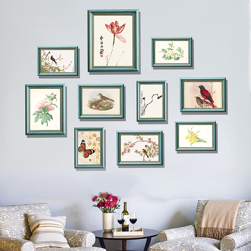 European style Retro Photo frame Photo wall bedroom Wall hanging Restaurant Background wall Entrance stairs decorate combination Framein the Home accessories , Frame/Frames category - from Buy2taobao.com to provide professional Taobao agent buy service