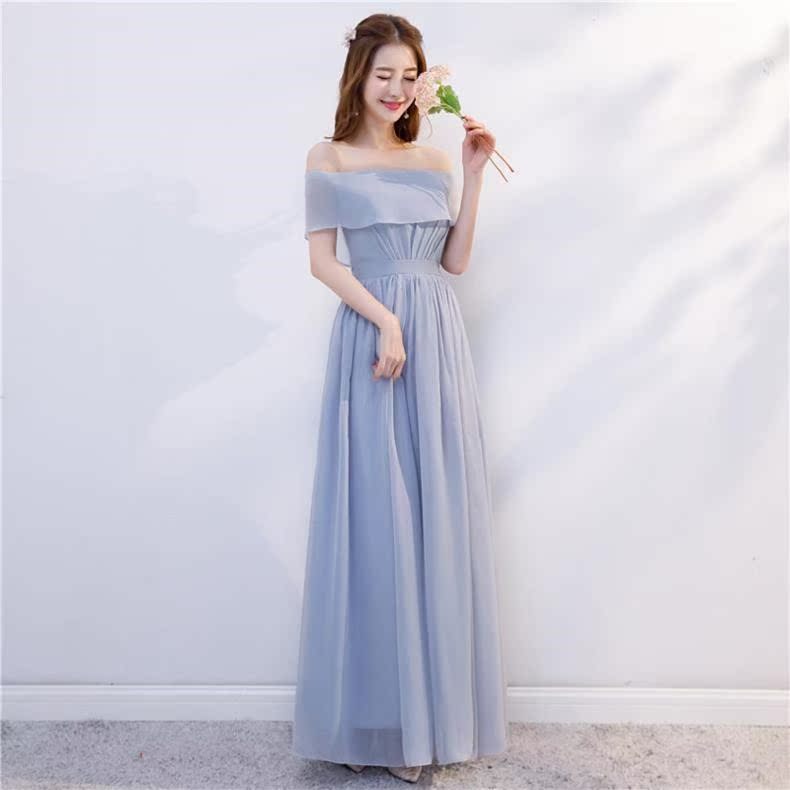 连衣裙闺蜜保守姐妹团伴娘服露肩款休闲宴会大码松紧腰年会漏背胖在类目 女装/女士精品, 婚纱/旗袍/礼服, 婚纱中 - 来自Buy2taobao.com提供专业的淘宝代购服务