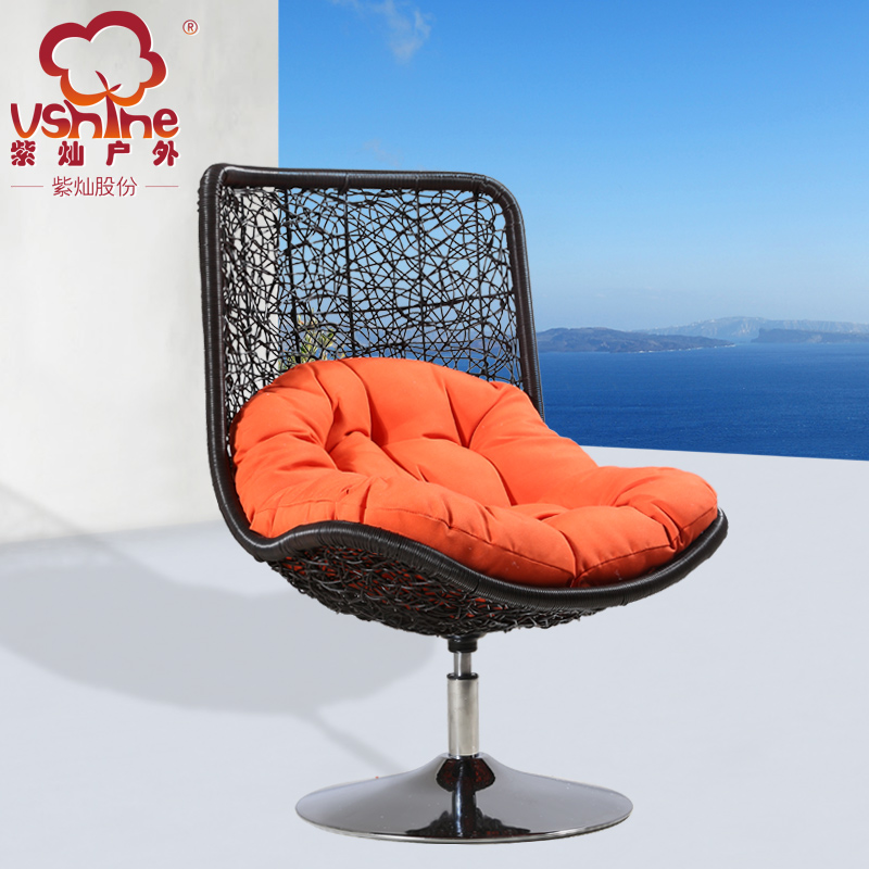 Purple Can balcony Wicker chair Single leisure time Lazy man chair household adult Armchair personality 360 Rotated chairin the Residential furniture , Class Seats , Chairs , Other chairs category - from Buy2taobao.com to provide professional Taobao agent buy service