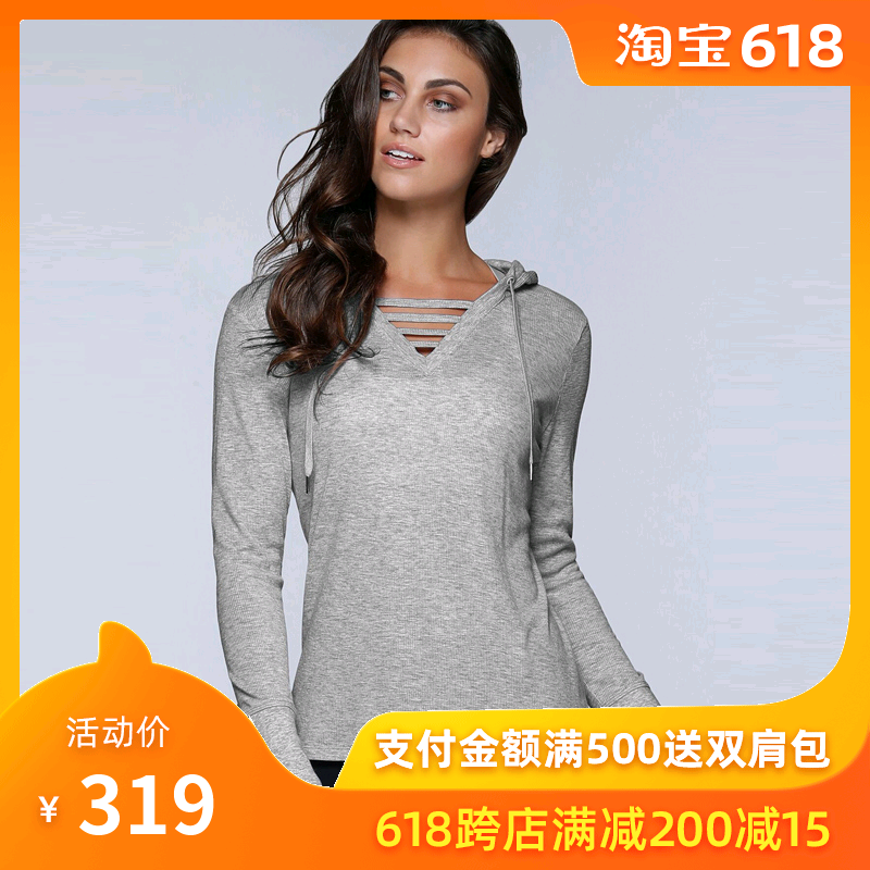 忆如夏 Lorna Jane灰色连帽设计长袖宽松透气运动跑步健身上衣女在类目 运动服/休闲服装, 运动T恤中 - 来自Buy2taobao.com提供专业的淘宝代购服务