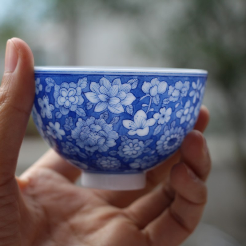 手绘青花 景德镇茶具陶瓷瓷器单杯茶杯玉泥 茶器没现货在类目 餐饮具, 茶具, 茶杯中 - 来自Buy2taobao.com提供专业的淘宝代购服务