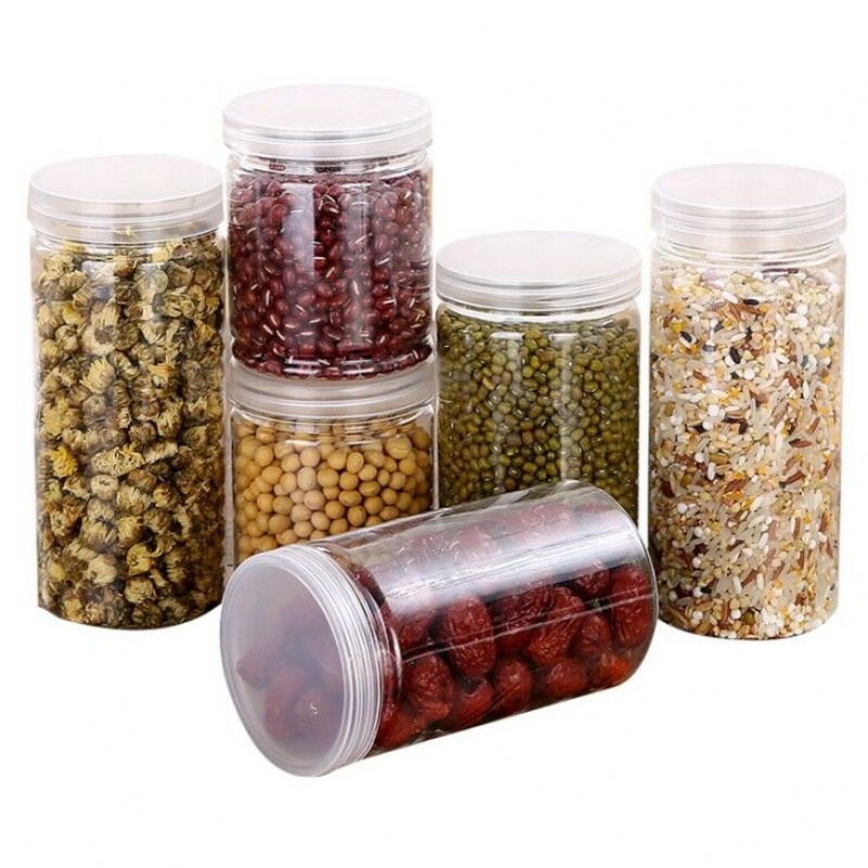 food Canister Plastic bottles biscuit packing Large transparent Storage Jar kitchen Coarse Cereals Storage tank storage boxin the Home accessories , Decorative items , Storage tank category - from Buy2taobao.com to provide professional Taobao agent buy service