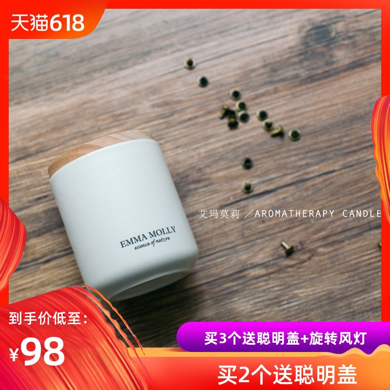 EMMAMOLLY日系白瓷杯无烟香薰精油蜡烛木片烛芯椰子蜡香氛礼盒在类目 节庆用品/礼品, 蜡烛中 - 来自Buy2taobao.com提供专业的淘宝代购服务