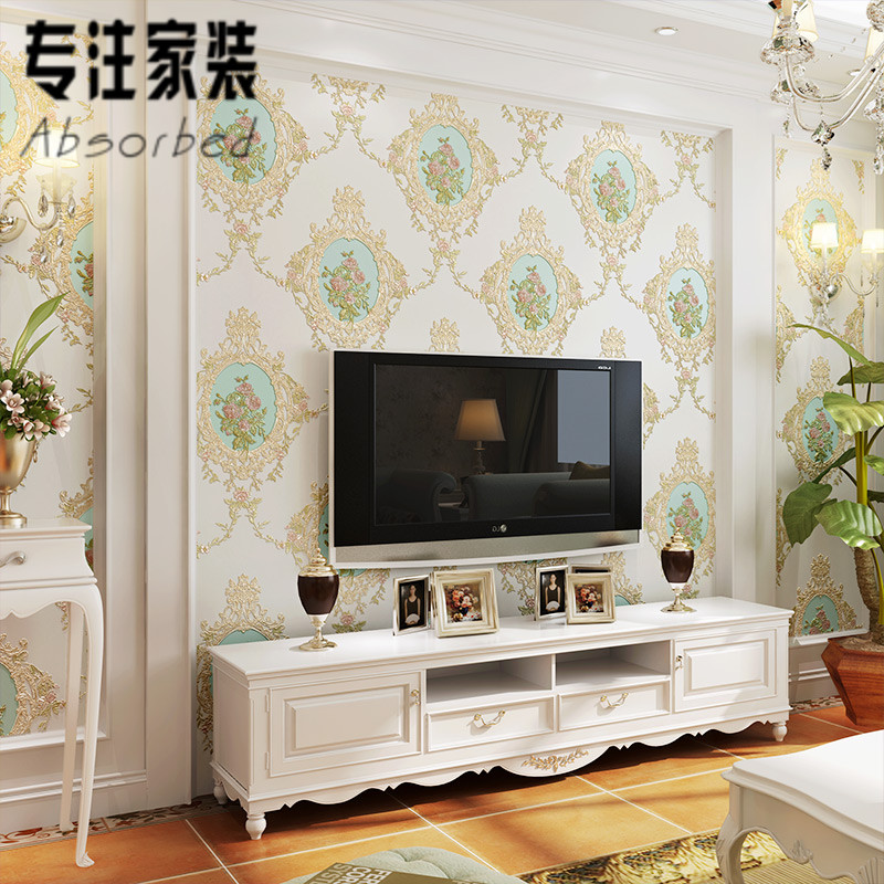 5D European style Non-woven fabric Countryside wallpaper American style Elderly Housing bedroom Restaurant ab a living room television Backdrop wallpaperin the Decoration main material , Wallpaper , Non-woven wallpaper category - from Buy2taobao.com to provide professional Taobao agent buy service