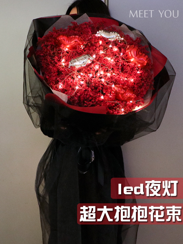 干花满天星超大花束花礼盒水晶草生日礼物情人节520大束永生花干在类目 家居饰品, 花瓶/花器/仿真花/仿真饰品, 干花/花瓣/干花包/干树枝中 - 来自Buy2taobao.com提供专业的淘宝代购服务