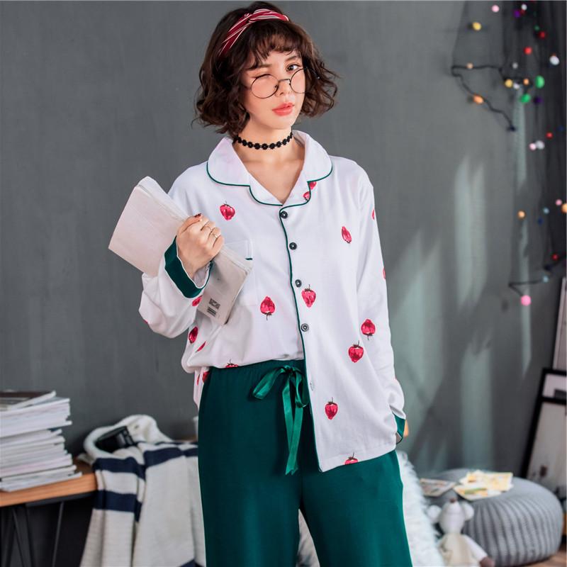 欧洲站网红品牌清仓长袖睡衣女春秋纯棉套装秋季甜美可爱秋冬天家|ruв категории Детская одежда, детской одежды/родителей моды - от Buy2taobao.com для оказания профессиональной услуги покупки агента Taobao