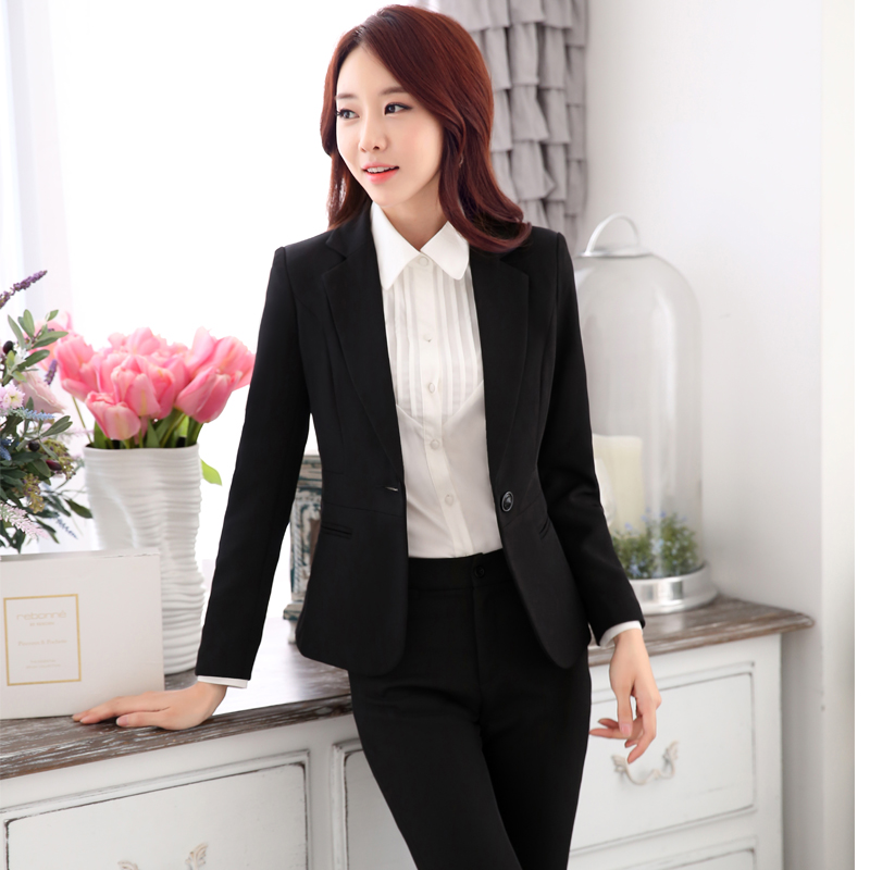 Autumn and winter Business Suits Women suit Self cultivation Ladies suit suit formal wear hotel coverall ol Interview toolingin the Women's clothing/Boutique , Set/Student uniforms/Work uniforms , Career pants suit category - from Buy2taobao.com to provide professional Taobao agent buy service