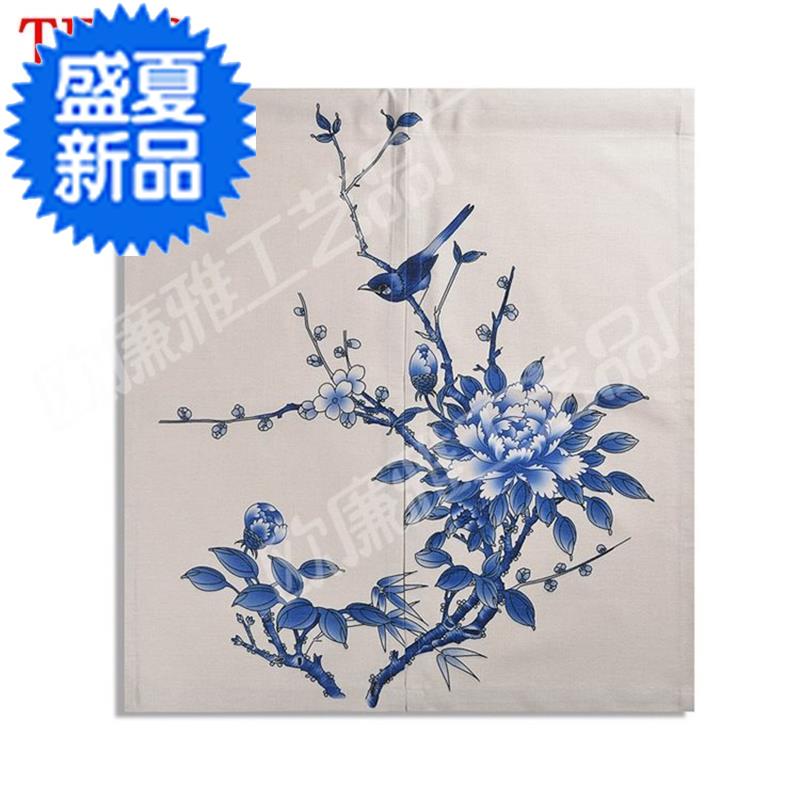 New products door curtain Fabric art Half-curtain bedroom household hygiene a living room Curtain Half Partition curtain Punch holesin the Home Fabric , Curtains and curtain accessories , Curtain category - from Buy2taobao.com to provide professional Taobao agent buy service