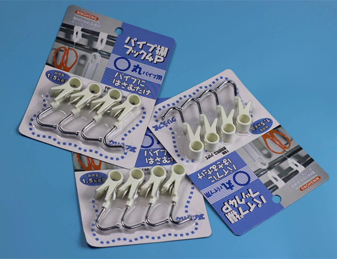 Japanese Use Convenience Clamp 4 Hooks Notes Note Kitchen Hooks Steel pipe Windbreak Dryingin the Decoration main material , Toiletries , Bathroom Hardware/Pendant , Hook/Clothes hook category - from Buy2taobao.com to provide professional Taobao agent buy service