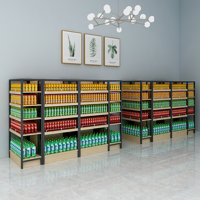 Wood structure supermarket goods shelves Convenience Store Imported food leisure time Snack shop Single-sided goods shelves Exhibition Shelfin the Business/Office Furniture , Shelf/Showcase , Supermarket shelves category - from Buy2taobao.com to provide professional Taobao agent buy service
