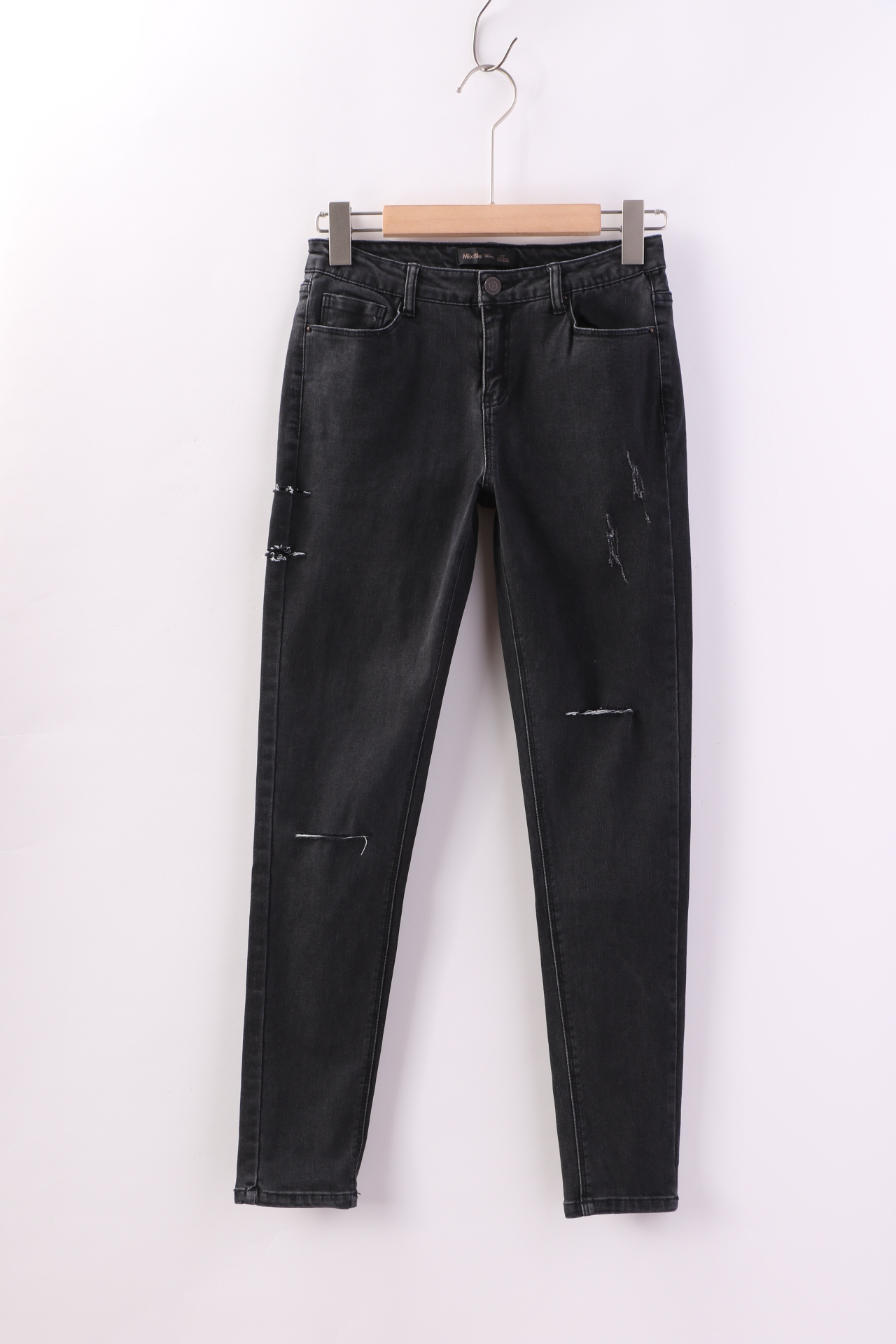 MIX时尚舒适修身显瘦割破牛仔裤W16329022700|msdalam kategori Butik wanita / wanita, seluar jeans - dari Buy2taobao.com untuk memberikan perkhidmatan ejen Taobao profesional membeli