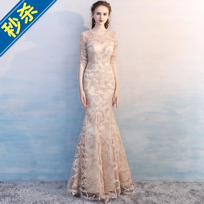 鱼尾敬酒服新娘红色2019新款春款夏季长款结x婚宴会晚礼服裙女显在类目 女装/女士精品, 婚纱/旗袍/礼服, 礼服/晚装中 - 来自Buy2taobao.com提供专业的淘宝代购服务