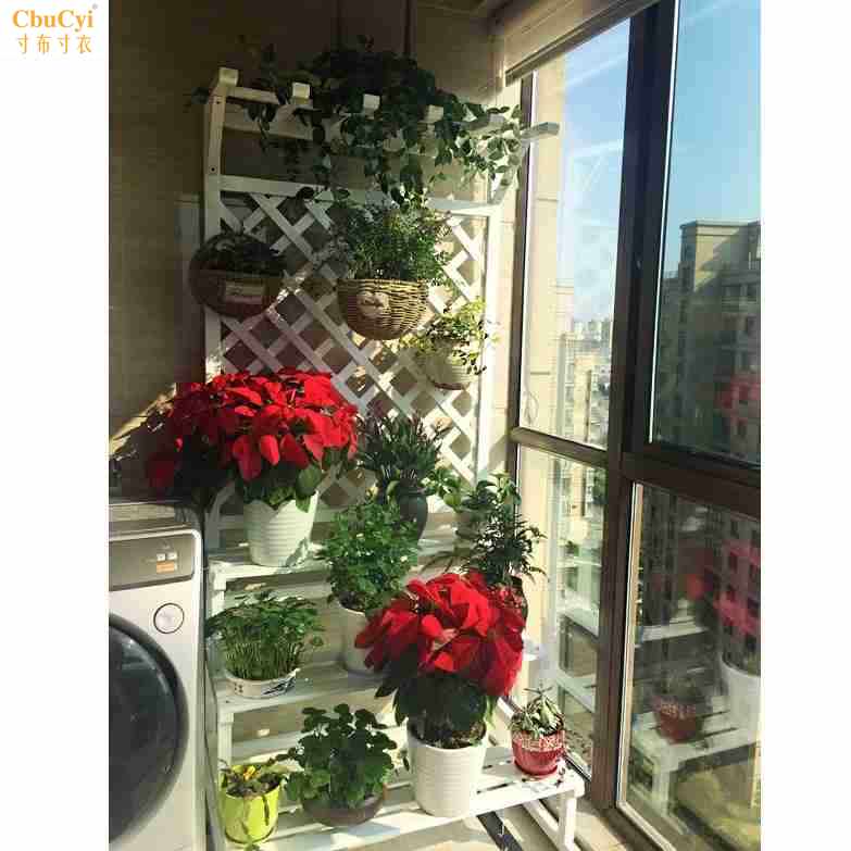 Wall hanging white Bamboo orchid ground environmental protection Floor type Flower stool Flower trellis solid wood a living room Botany Windowsill Semicircularin the Flower delivery/Flowers simulation/Plants gardening , Vase/Flower/Flowerpot/Flower (New) , Flower category - from Buy2taobao.com to provide professional Taobao agent buy service