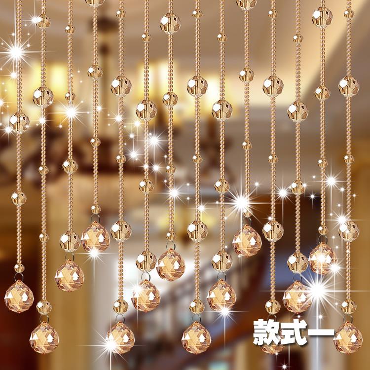 水晶珠帘门帘客厅卫生间厕所风水玄关软隔断悬挂欧式奢华装饰吊链在类目 居家布艺, 窗帘门帘及配件, 珠帘/挂帘中 - 来自Buy2taobao.com提供专业的淘宝代购服务