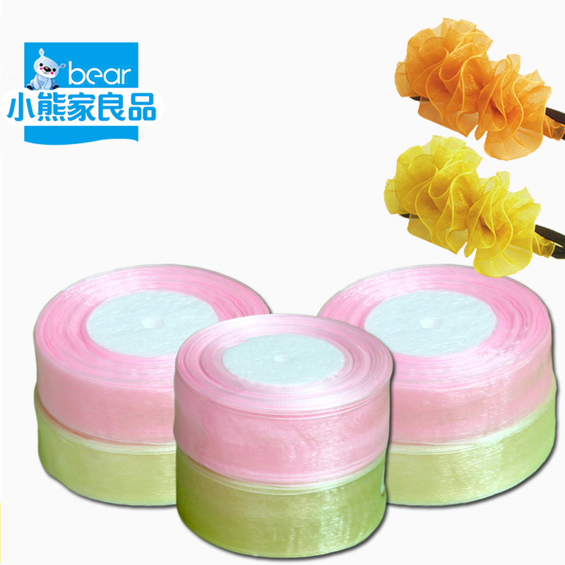Lantern festival 25mm transparent Ribbons Chiffon Shadai bow Hairpin manual diy Material Science a doll clayin the Home Fabric , Sew DIY Material,Tools and finished products , Sew DIY Fitting/Accessories/Accessories , Ribbon/Ribbons/Cloth belt category - from Buy2taobao.com to provide professional Taobao agent buy service