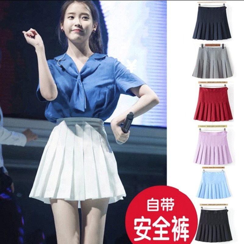 girl student Pleated skirt Miniskirt Autumn cloth Solid Easy button collocation student Autumn elastic Primer Girdlein the Women's clothing/Boutique , Skirts category - from Buy2taobao.com to provide professional Taobao agent buy service