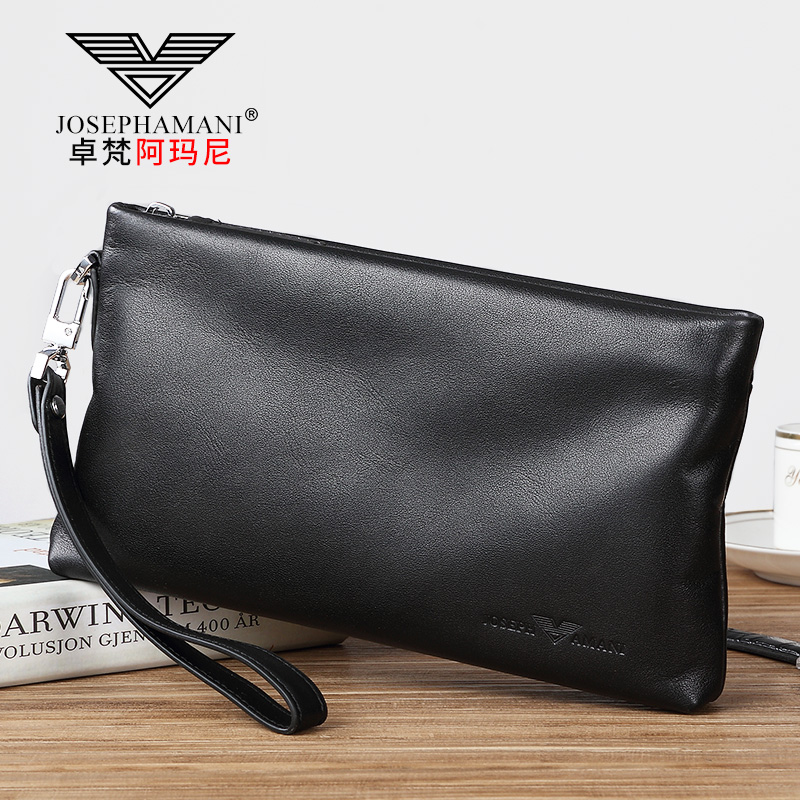 Zhuo Fan Armani man Handbag Casual man bag Soft leather High-capacity clutch bag Grab bag Envelope bag Envelopein the Sports bag/Outdoor package/Fitting , Handbags category - from Buy2taobao.com to provide professional Taobao agent buy service