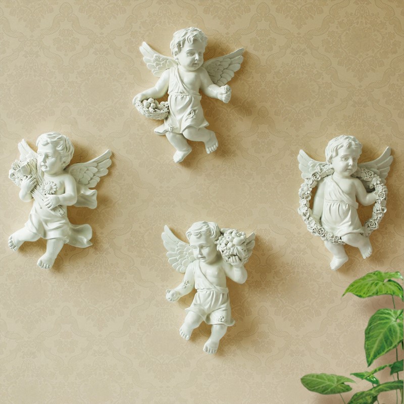 Home accessories Little Angel suit Wall decoration Pendant originality resin Wall TV Background wall ornamentin the Home accessories , Mural category - from Buy2taobao.com to provide professional Taobao agent buy service