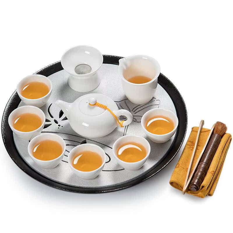 唐丰干泡台茶盘家用简约陶瓷懒人自动泡茶器白玉瓷茶具套装整套在类目 餐饮具, 茶具, 功夫茶具中 - 来自Buy2taobao.com提供专业的淘宝代购服务