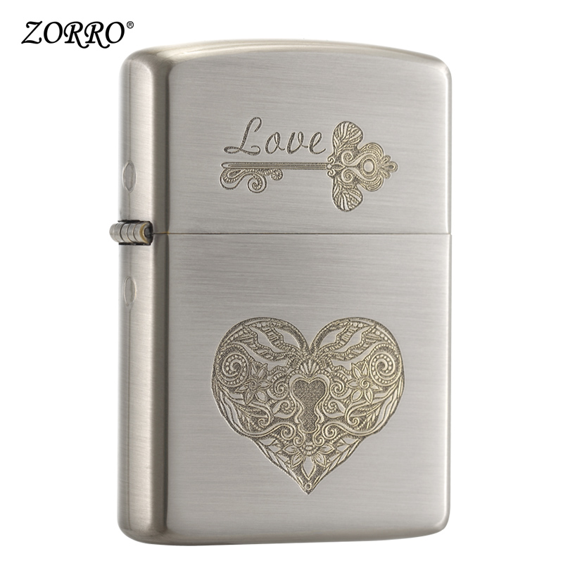 Zorro new pattern Kerosene lighter Windbreak originality Antique Silver wire drawing personality lighter Boyfriend Letteringin the ZIPPO/Swiss Army Knife/Glasses , Brand lighters and accessories , Other , Kerosene lighter category - from Buy2taobao.com to provide professional Taobao agent buy service