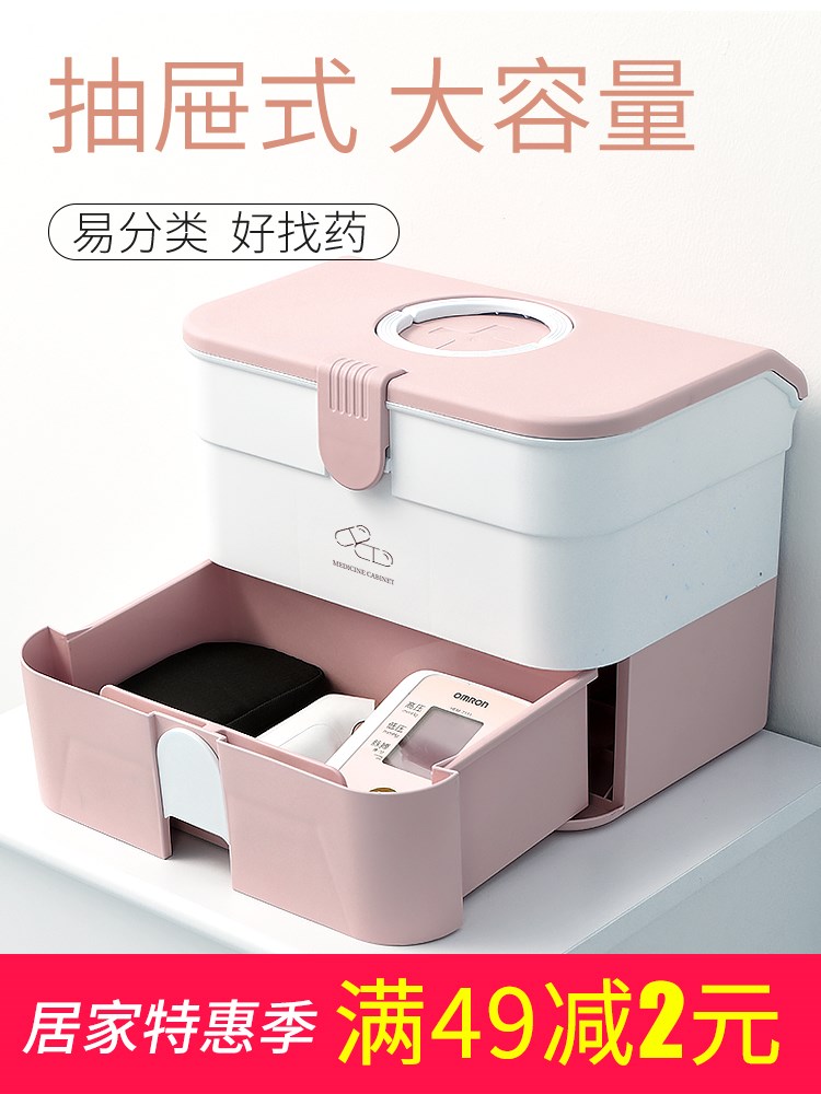 医药箱家用大容量药品收纳盒儿童婴儿宿舍家庭医疗便携多层医务箱在类目 收纳整理, 家庭收纳用具, 储物箱, 医药箱中 - 来自Buy2taobao.com提供专业的淘宝代购服务