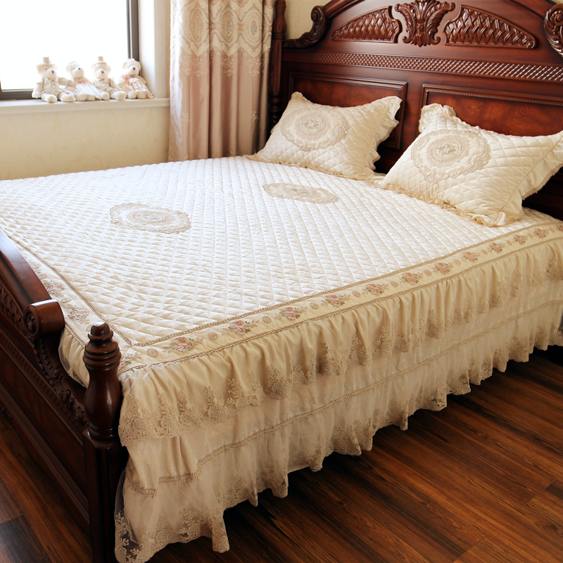Bao Li furniture Luxurious Fabric bed Bed skirt European style Lace lace Bed covers Chenille Curved Moon Establishmentin the Bedclothes , Bedspread category - from Buy2taobao.com to provide professional Taobao agent buy service
