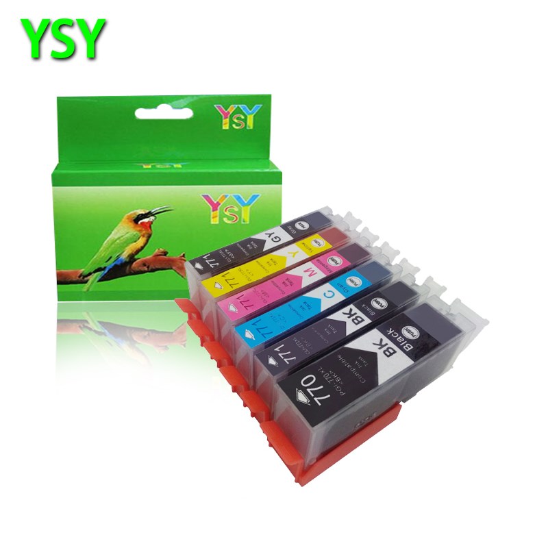YSY PGI-770 CLI-771 Cartridge fit CANON MG5770 MG6870 MG7770 printerin the Office Equipment/Consumables/Related Services , Toner cartridge supplies category , Cartridge category - from Buy2taobao.com to provide professional Taobao agent buy service