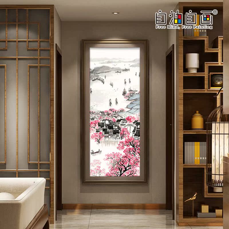 diy Digital painting classical a living room Significant Scenery bedroom Hand drawn Decorative painting Southern townin the Home accessories , Decorative painting , DIY/Digital painting category - from Buy2taobao.com to provide professional Taobao agent buy service