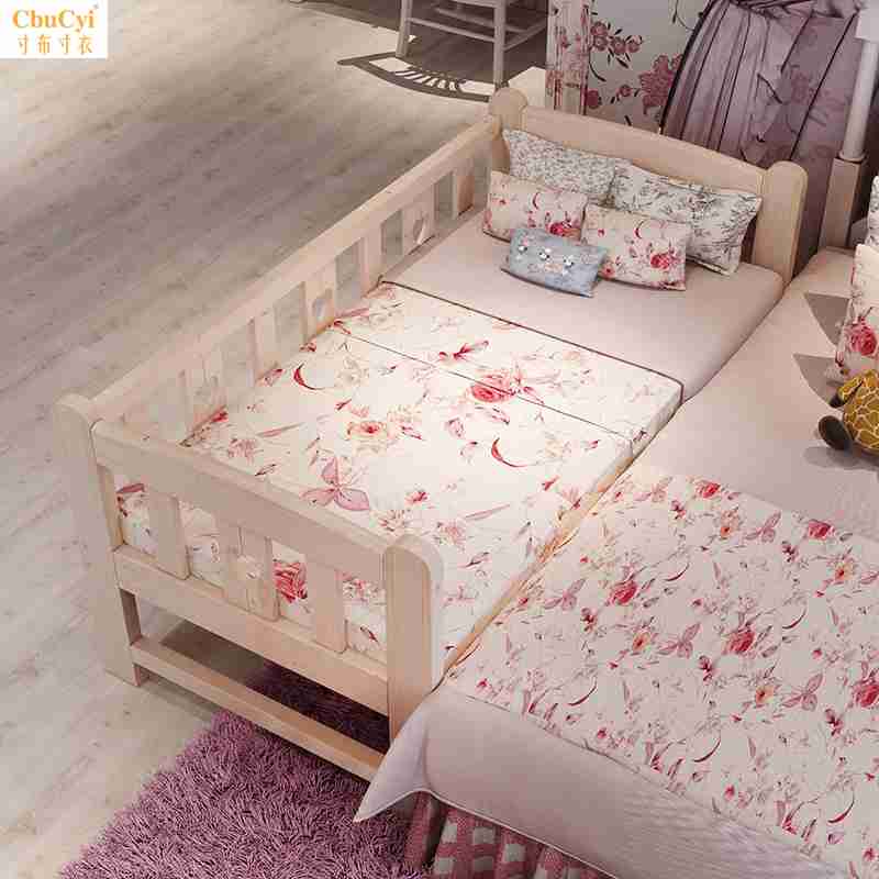 Baby bed Mosaic Big bed Children bed guardrail Widen Baby bed solid wood girl Little bed Customizedin the Diapers/Care/Feeding/Push lathe , Crib/Crib/Cradle/Chair , Crib/Children's beds category - from Buy2taobao.com to provide professional Taobao agent buy service