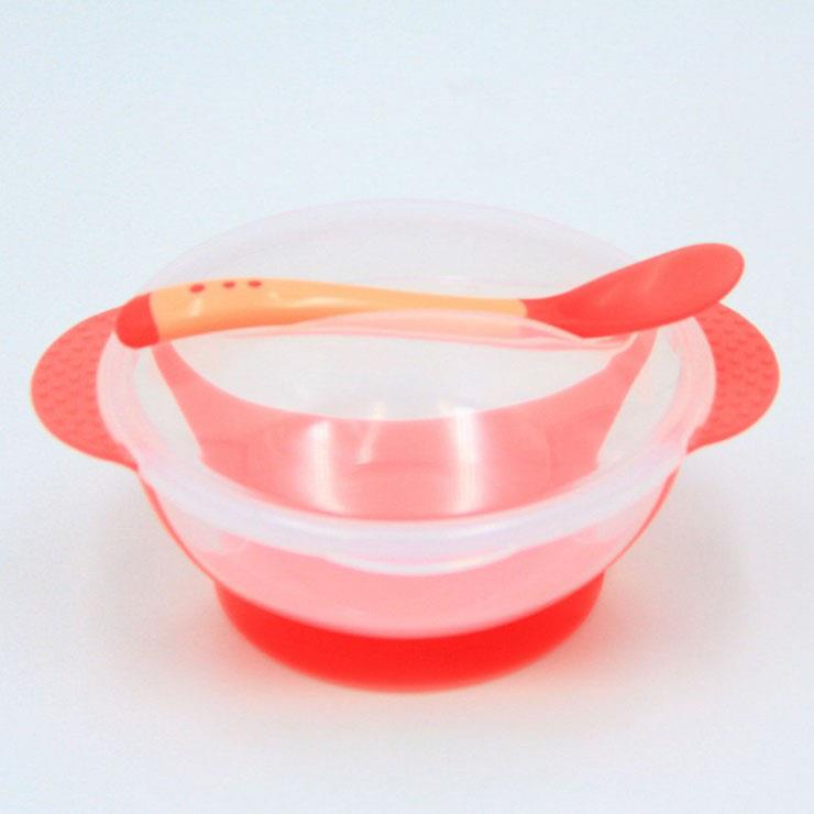 baby Temperature sensing spoon children Cutlery Set baby Rice bowl Sucker bowl Auxiliary bowl Having dinner Bowl spoon Fallin the Diapers/Care/Feeding/Push lathe , Cups/Tableware/Grind/Attachment , Children's tableware category - from Buy2taobao.com to provide professional Taobao agent buy service