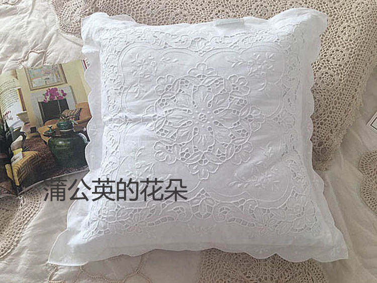 British exports heavy industry Shouxiu Padlock white Cushion cover Excluding core)in the Home Fabric , Pillow/Pillow category - from Buy2taobao.com to provide professional Taobao agent buy service