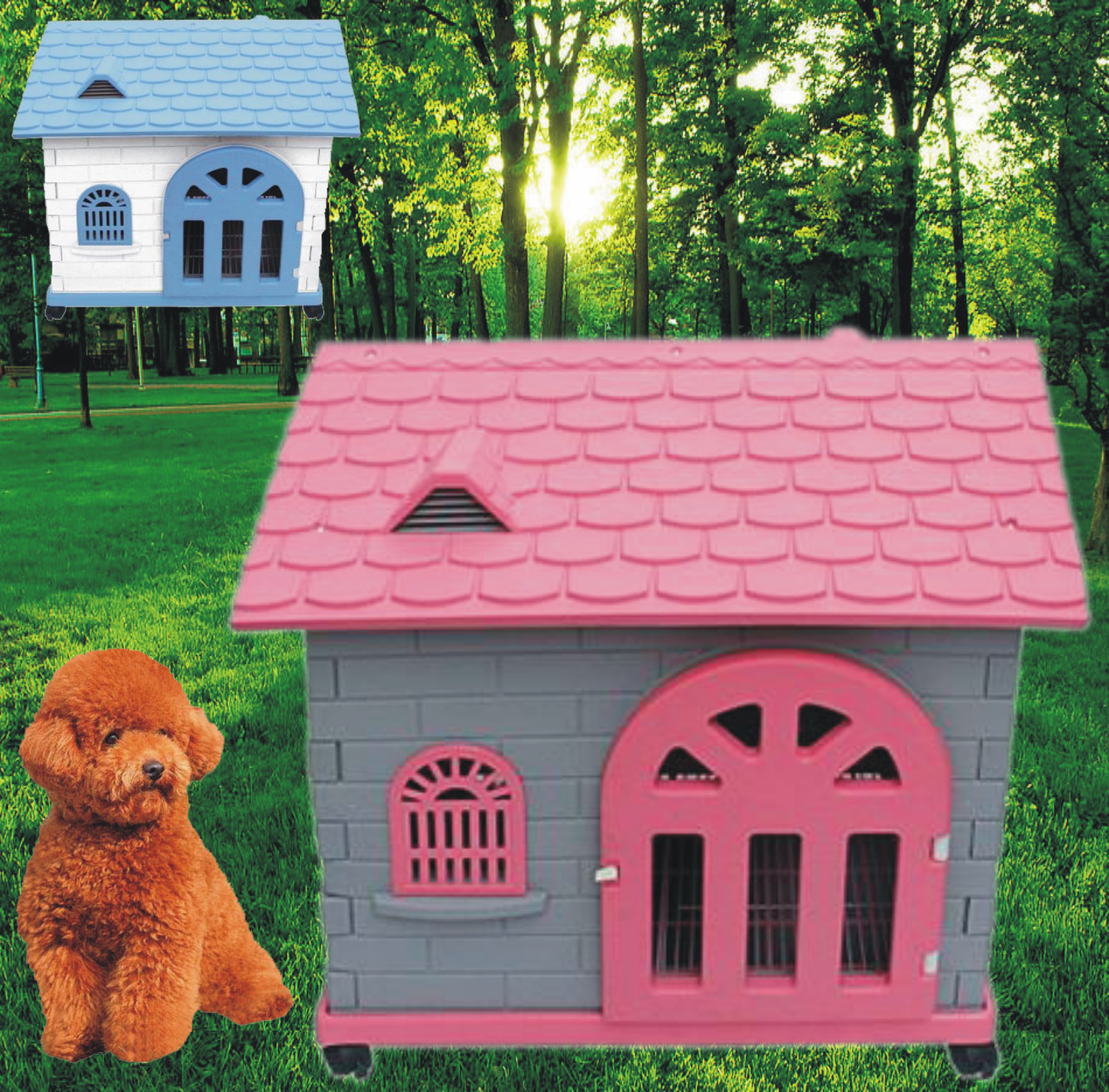 Pets Houses Plastic Doghouse outdoors waterproof Cat litter kennel Teddy indoor Dog house toilet Trayin the Pet/Pet food and supplies , Cat/Dog Supplies , Nest/House/Tent category - from Buy2taobao.com to provide professional Taobao agent buy service