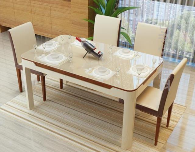 Home table Simplicity modern Telescoping rectangle round table dining table a living room Glass Table circular combination tablein the Residential furniture , Tables , Dining table category - from Buy2taobao.com to provide professional Taobao agent buy service