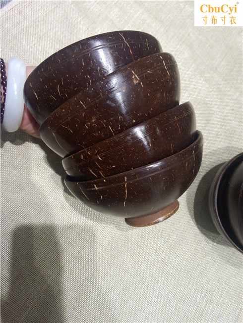 Hainan manual polish Coconut carving Coir double-deck heat insulation Coconut Baby Bowl children adultin the Arts and crafts , Minority handicrafts , Li category - from Buy2taobao.com to provide professional Taobao agent buy service