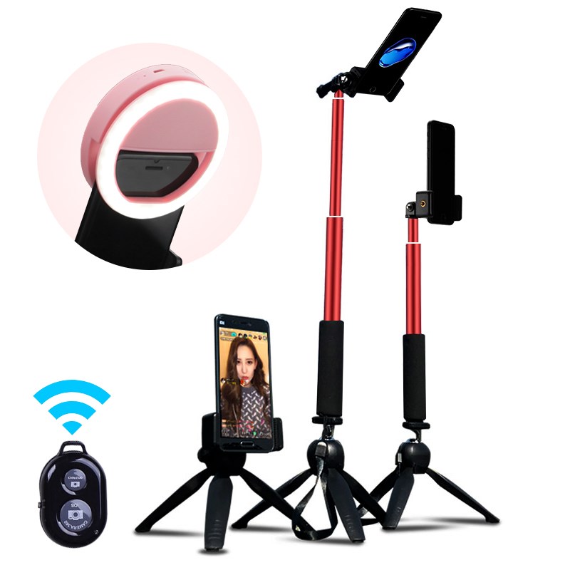 Videotaped video dormitory mobile phone live broadcast Bracket tripod desktop small-scale Beauty to ground holdin the 3C Digital Accessories, Cell Phone Accessories , Phone holder/Mobile phone holder category - from Buy2taobao.com to provide professional Taobao agent buy service