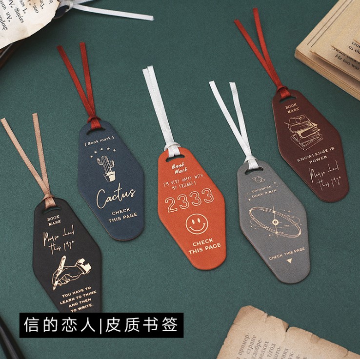 手账书签 信的恋人 皮质书签 门牌系列 创意DIY烫金书签 4款在类目 电子词典/电纸书/文化用品, 纸张本册, 书签中 - 来自Buy2taobao.com提供专业的淘宝代购服务