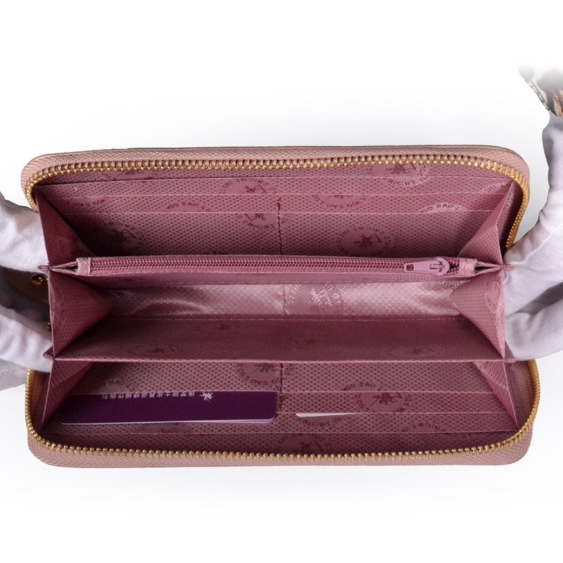 <em>保罗骑士 女士钱包</em>长款真皮正品拉链 韩版可爱