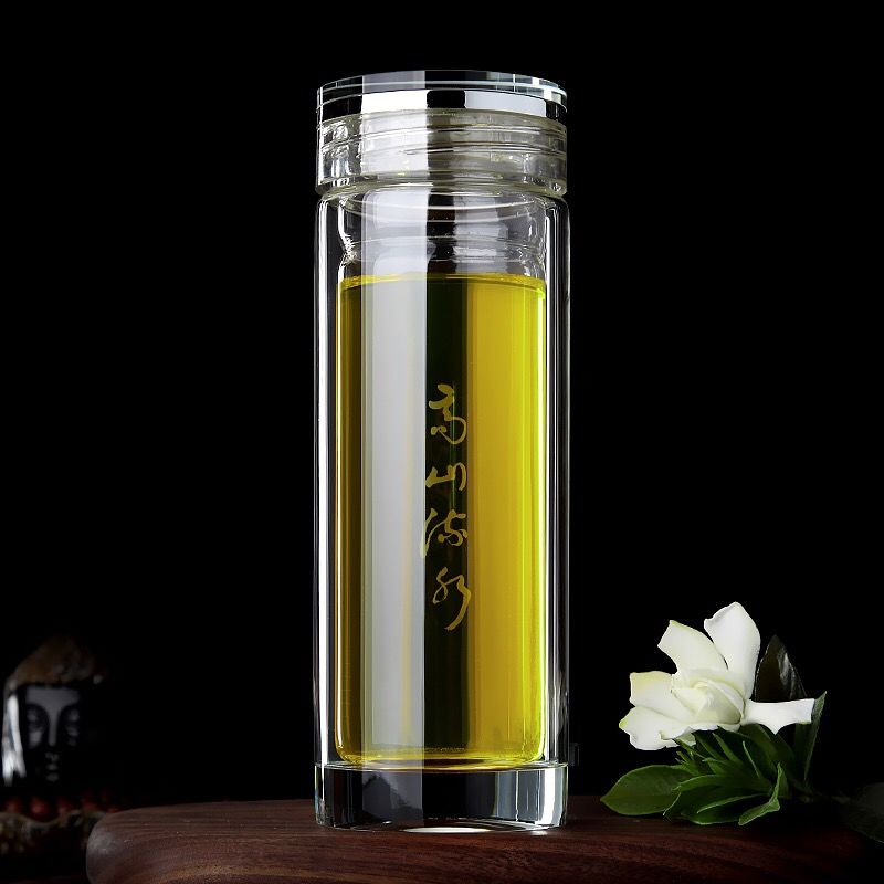 加厚双层玻璃杯水杯茶杯水晶防烫便捷大容量男女商务办公泡茶杯子|ruв категории посуда, чайный сервиз, чашка - от Buy2taobao.com для оказания профессиональной услуги покупки агента Taobao