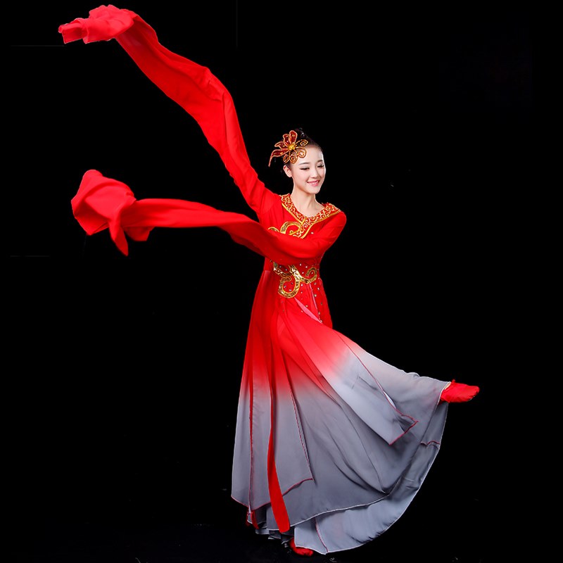 水袖舞蹈服装现代飘逸中国风汉服惊鸿舞练功服古典舞演出服女成人在类目 女装/女士精品, 唐装/民族服装/舞台服装, 民族服装/舞台装中 - 来自Buy2taobao.com提供专业的淘宝代购服务