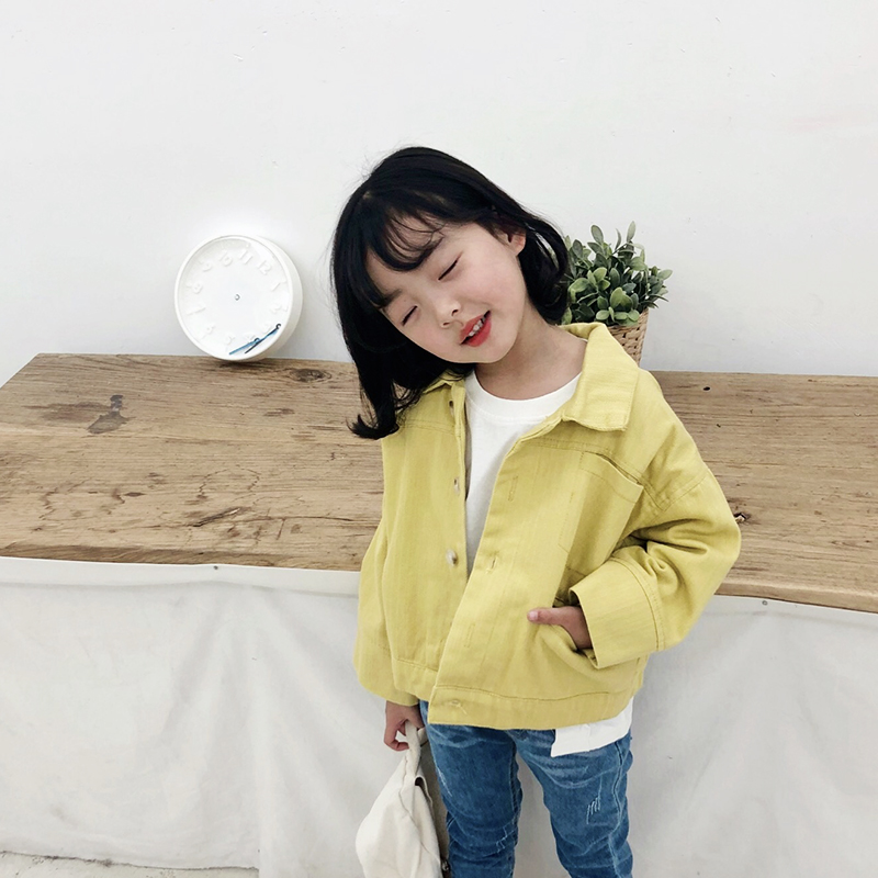 2019儿童春装新款3岁女童牛仔夹克5岁女宝宝韩版短款洋气上衣外套在类目 童装/婴儿装/亲子装, 外套/夹克/大衣, 夹克/皮衣中 - 来自Buy2taobao.com提供专业的淘宝代购服务