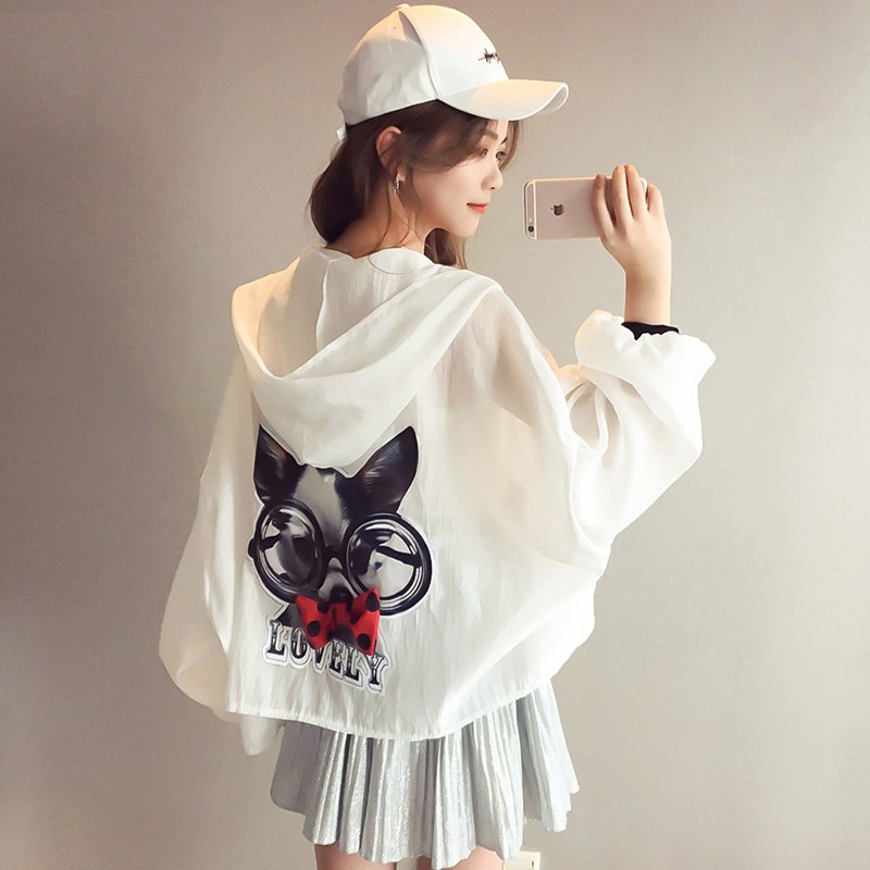 夏季宽松外搭长袖防晒衣女短款时尚印花学生连帽薄款外套沙滩服女在类目 3C数码配件, 电子元器件市场, 电子元件, 其它元器件中 - 来自Buy2taobao.com提供专业的淘宝代购服务