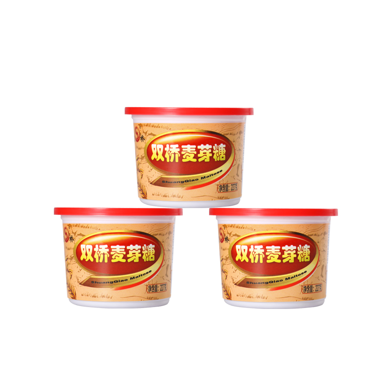双桥麦芽糖227g*3瓶 饴糖牛轧糖芝麻花生糖零食烘焙烧腊烧鸭原料|ruв категории зерно риса/север и Юг сухих грузов/приправы, приправы/джем/салат, повседневной специй, курица/глутамат натрия - от Buy2taobao.com для оказания профессиональной услуги покупки агента Taobao