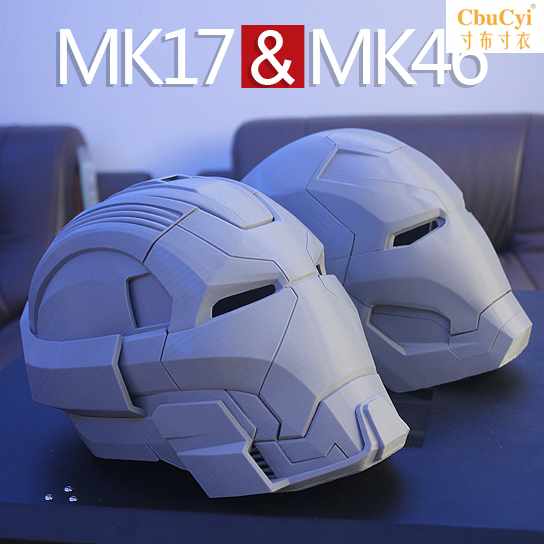 钢铁侠头盔 3d打印mk17 mk46 白模 白膜 复仇者联|ruв категории плесень играть/Аниме/вокруг/cos/настольные игры, Косплей одежды/реквизит/услуги, Косплей аксессуары/реквизит/кукла одежды - от Buy2taobao.com для оказания профессиональной услуги покупки агента Taobao