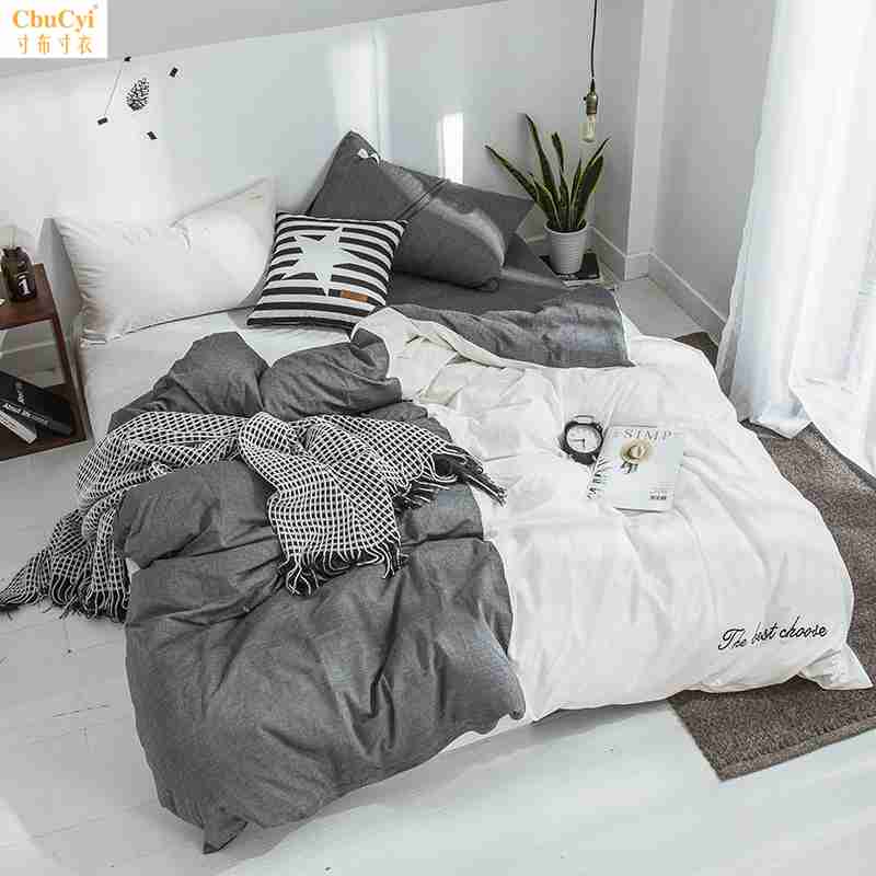 Washed cotton Solid Quilt cover singleton Cotton Plain colour pure cotton Quilt cover Japanese Supersoft Naked 2.2x2.4in the Bedclothes , Quilt category - from Buy2taobao.com to provide professional Taobao agent buy service